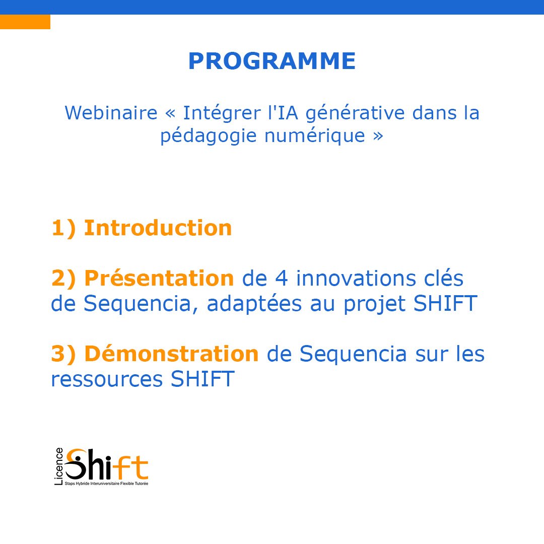 Programme webinaire SHIFT x Sequencia